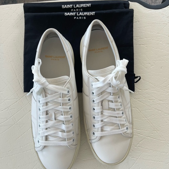 Saint Laurent White Women's Sneakers.Authentic. - Picture 1 of 8